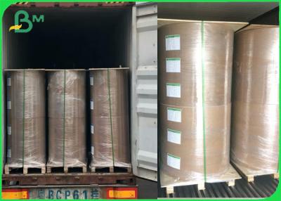 China 150 - 350gsm niet gebleekte Bruine die Kraftpapier-document PE voor het Verpakken met een laag wordt bedekt Te koop