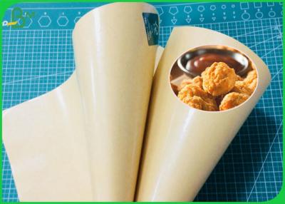 China 100% Greaseproof PE Laminated Brown Kraft Paper For Food Wrapping for sale