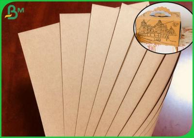 China FSC Approved Brown Kraft Paper Roll For Making Cake Package Box for sale