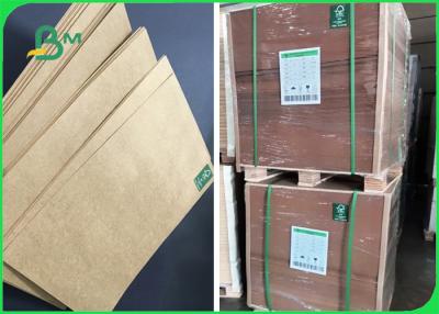 China 80g 100g 120g High Stiffness Brown Kraft Paper For Packing Rice 70 * 100cm for sale
