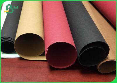 China Waterproof Washable Kraft Paper Fabric 0.55mm / 0.7mm Thickness For Bags for sale