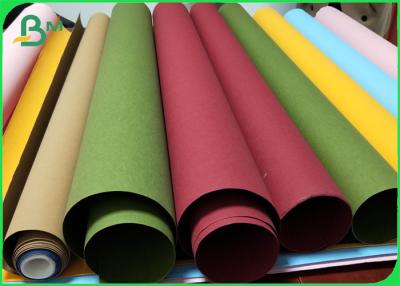 China Multicolor Kraft Paper Fabric For Making Cloth Label Washable for sale