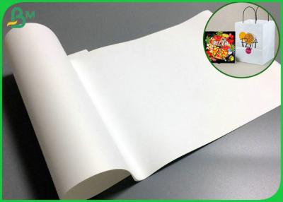 China 90Gr bio - carretes enormes puros abonablees del papel de Kraft blanqueado para las bolsas de papel en venta