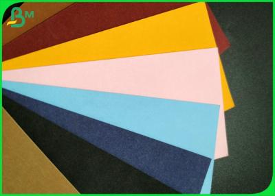 China 0.55mm 0.7mm 0.8mm Colorful Washable Kraft Paper For Shipping Bag Making for sale