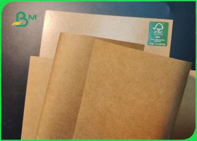 China FDA-gebilligt beschichtete Jungfrau 160gsm + 10g Brown-Kraftpapier Rolle für Papierschale zu verkaufen