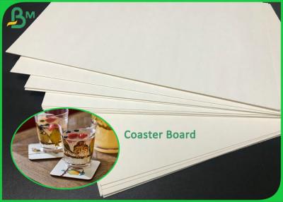 China Highly Absorption Pulp - Based 0.4mm -2.5mm Drink Coaster Board For Making Beer Mat for sale