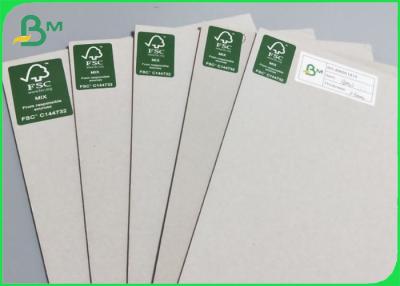China Double Side Grey Paper Board Sheet 1mm 2mm 3mm 35*47 / 38x54 Inch for sale