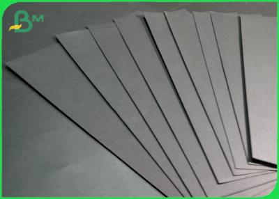 China 0.4mm 1.0mm 1.5mm Thick Black Board Chipboard Paper Bags / Boxes Material for sale