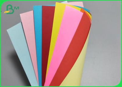 China 110g - 300g Colored Paper Poster Board Double Side Color Bristol Boards for sale