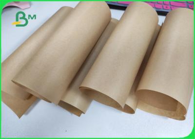 China 70gsm 75gsm Natural Brown Kraft Paper Grocery Bags Material Jumbo Roll for sale