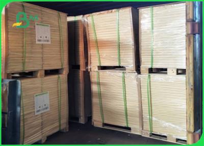 China 270GSM PE cubrió las fibras naturales Brown del tablero del envase fuerte y durable en venta