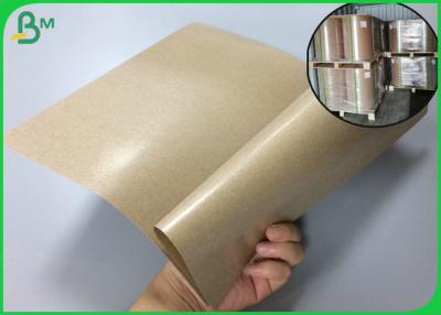 China 80g + 15g PE Unbleached Coated PE Kraft Paper To Fresh Meat Wrapping for sale