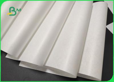 China Food Contact Bleached Plain MG White Kraft Paper 35gsm 45gsm for sale