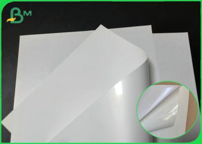 中国 水Resiatanceの高い光沢のある白いミラーはラベルの印刷のための塗被紙を投げた 販売のため