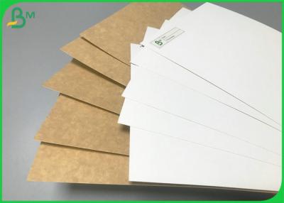 China High Toughness 250GSM 365GSM White Top Duplex Kraft Board Sheet For Food for sale