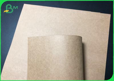 China Uncoated FDA Approved Kraft Paper Rolls For Making Moisture Proof Fast Food Boxes for sale
