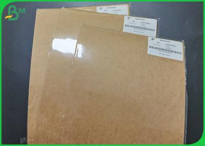China Tablero de papel de papel de tarjetas puro de la pulpa 250gsm 300gsm Brown Kraft del tamaño de A4 A5 Sheeet en venta