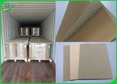 China 0.5mm Recyclable Brown Flute Corrugated Kraft CardBoard For Cartons for sale