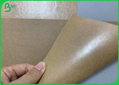 China One Side15g Good Grade PE Coated Brown Kraft Paper For Salad Bowl Disposable for sale