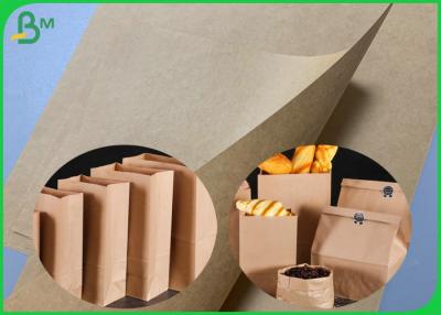 China 60g 80g Eco Friendly Virgin Brown Kraft Paper For For Snack Pouches Packaging for sale