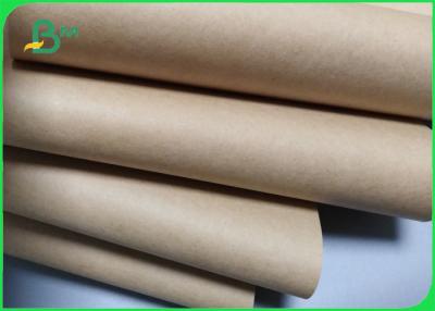 China Brown Wrapping Material 70gsm 90gsm Kraft Paper Brown 750mm X 270m Rolls for sale