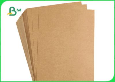 China 280 - 300 gsm Brown Kraft Paper For Folders 56 x 100 cm Good Stiffness for sale