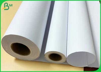 China White Plotter Roll 297 mm x 50 m Plotter Paper 80gsm High Quality for sale