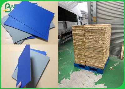 China 1 Side Coated 2mm 2.5mm Thickness Blue Lacquered Paper Board For Folders for sale