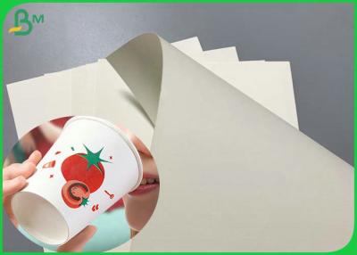 China papel imprimível branco de 210g 650mm Cupstock para o copo de papel descartável à venda
