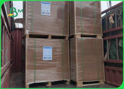 China 250gsm + 12g PE Brown Kraft Paper For Fruit Package Good Folding Resistance for sale