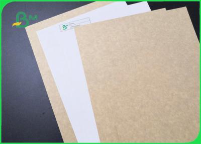 China 325gsm 365gsm White Face Kraft Back Paper For Cake Box Good Folding Resistance for sale