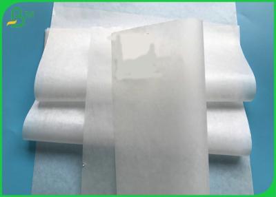 China Rollo de papel de Kraft del rollo del blanco de encargo del tamaño 28gsm 30gsm MG para el bocadillo y los alimentos de preparación rápida en venta