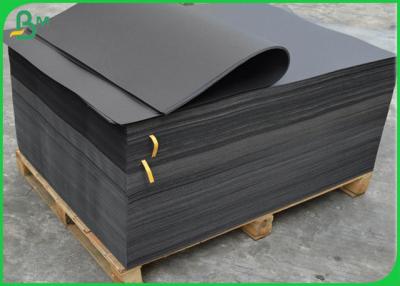 China 880mm 1000mm Uncoate 100gsm - 300gsm Black Kraft Cardboard For Shipping Bags Creat for sale