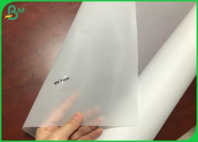 Китай 90gsm белый просвечивающий следуя бумажный крен 1100mm * 50m для чертежа художника продается