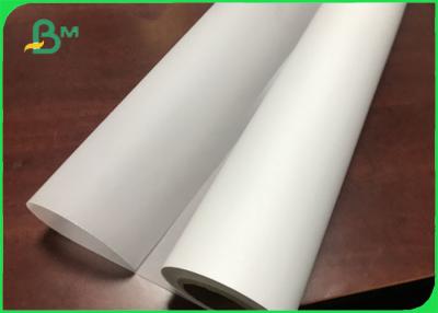 China White Plotter Paper 73gsm 100gsm Translucent Inkjet Tracing Paper Rolls 30