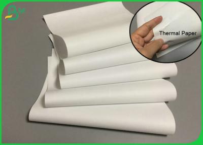 China 35Inch 47Inch Roll 65GSM 70GSM 80GSM White Thermal Paper Roll For Logistics label for sale