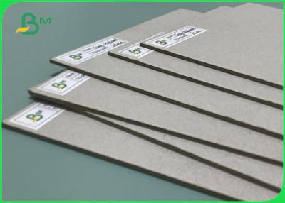 China Rigid Grey Color Paper Board 2mm Thick 1250gsm Recycled Straw Board Sheets for sale