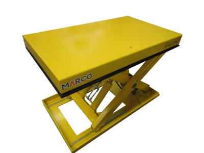 China 1000kg Marco Hydraulic Single Scissor Lift Table with Hoyer Motor and Bucher Pump for sale