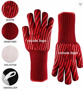 China Customized PPE Protective Gloves Heat Resistant Grill BBQ PPE Hand Gloves for sale
