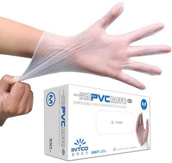 China Hand Plastic Disposable Protective Gloves Vinyl Cleanroom Food Hospital Grade for sale