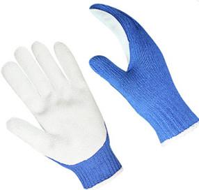 China PPE Protective Work Gloves Guard Work Durable Nice Cow Split Leather Cotton for sale