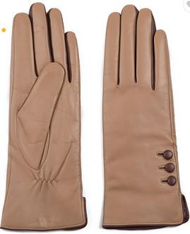 China Winter Women Fashion Gloves Leather Real Lambskin Warm Windproof Type for sale
