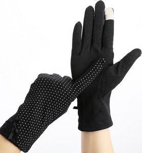 China De vrouwelijke Zonbescherming Gloves het Dunne Anti Uvtouche screen van Schoonheids Klassieke Vuisthandschoenen Te koop