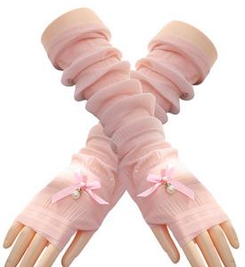 Chine Couverture en soie de bras de douille de longue de rosée de gants de l'été des femmes de mode glace de protection solaire à vendre