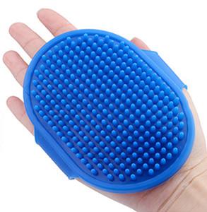 China No Fingered Pet Grooming Gloves Blue For Cats Dogs Eco Friendly Small Animals for sale
