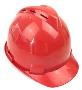 China Red PPE Safety Helmets EN397 Approved ABS HDPE For Head Protective for sale