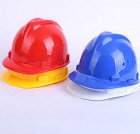 China PPE Personal Construction Worker Hard Hat Safety Helmet V Type Vent for sale