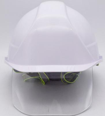China PPE Industrial Safety Helmets With Visor Yellow CE EN397 EN166 Standard for sale