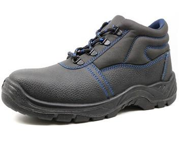 China Anti Slip PPE Safety Shoes Leather Steel Toe Cap Anti Static Men Working Use for sale
