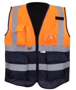 China Custom Logo PPE Safety Workwear Print Safety Security Easy To Identify for sale